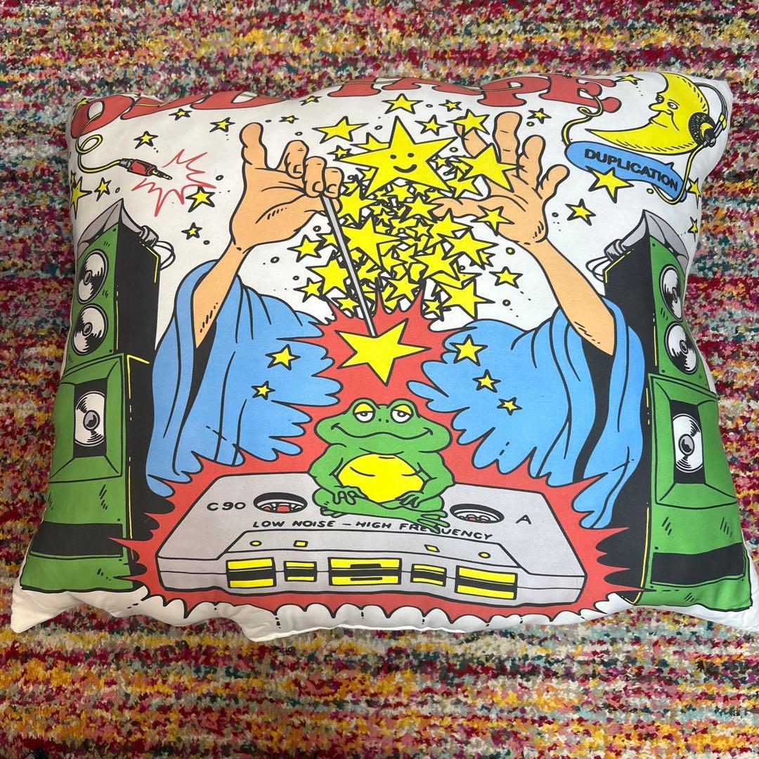 ODD TAPE BIG CUSHION カセットテープ クッション レコード