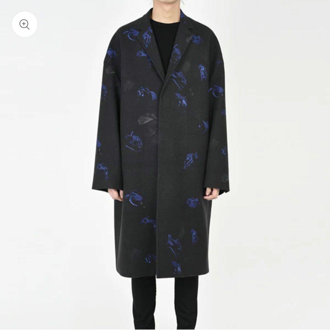 未使用　ラッドミュージシャン薔薇柄　チェスターコート 芸能人着