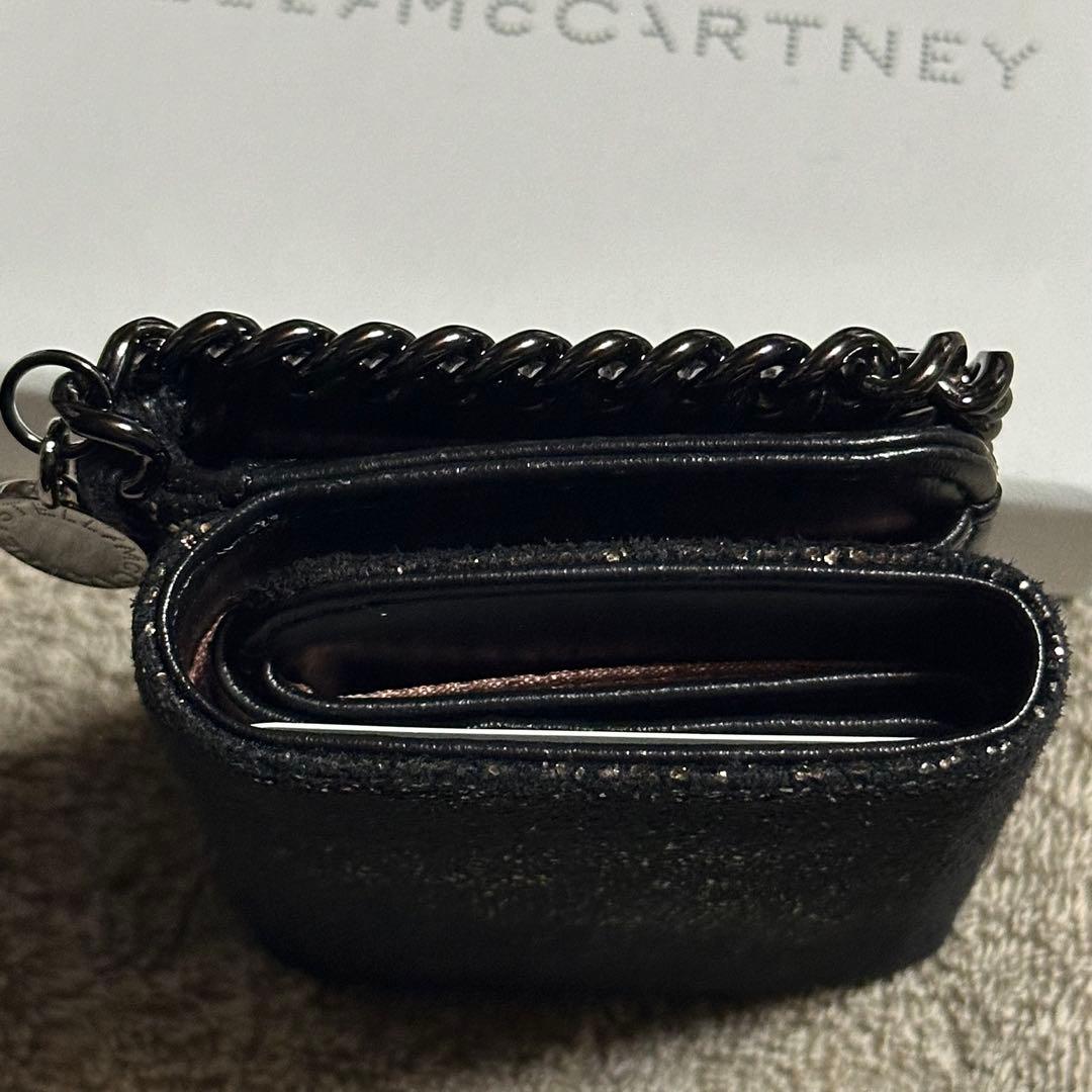STELLA McCARTNEY ブラック 三つ折り財布
