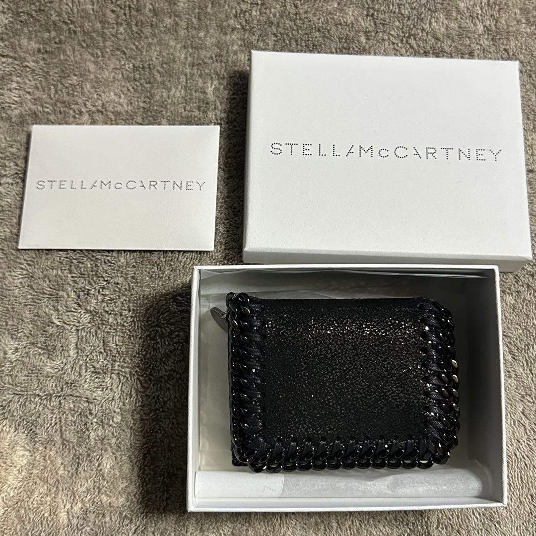 STELLA McCARTNEY ブラック 三つ折り財布
