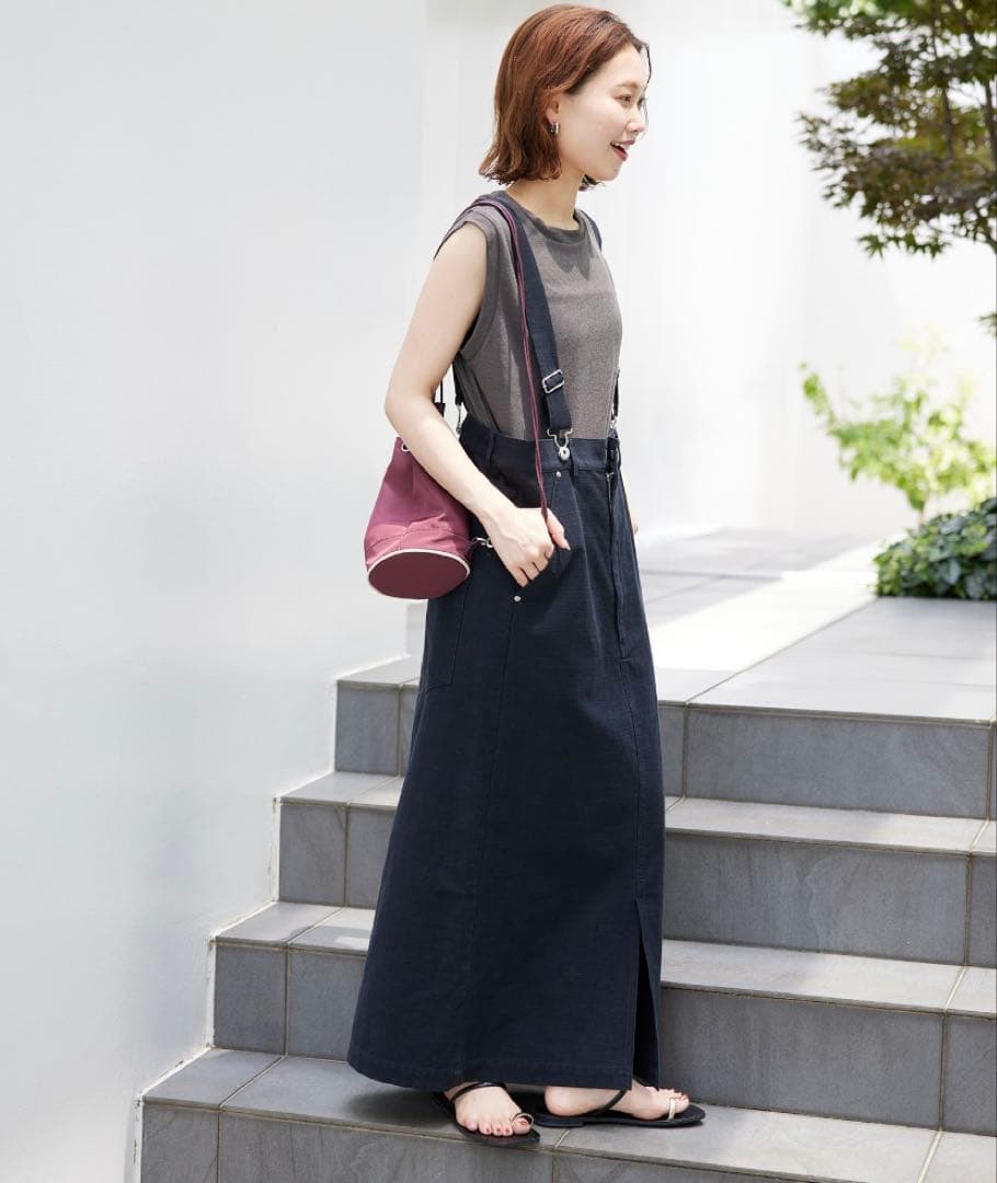 新品⭐︎SLOBE IENA（スローブイエナ）のハイウエストジャンパースカート