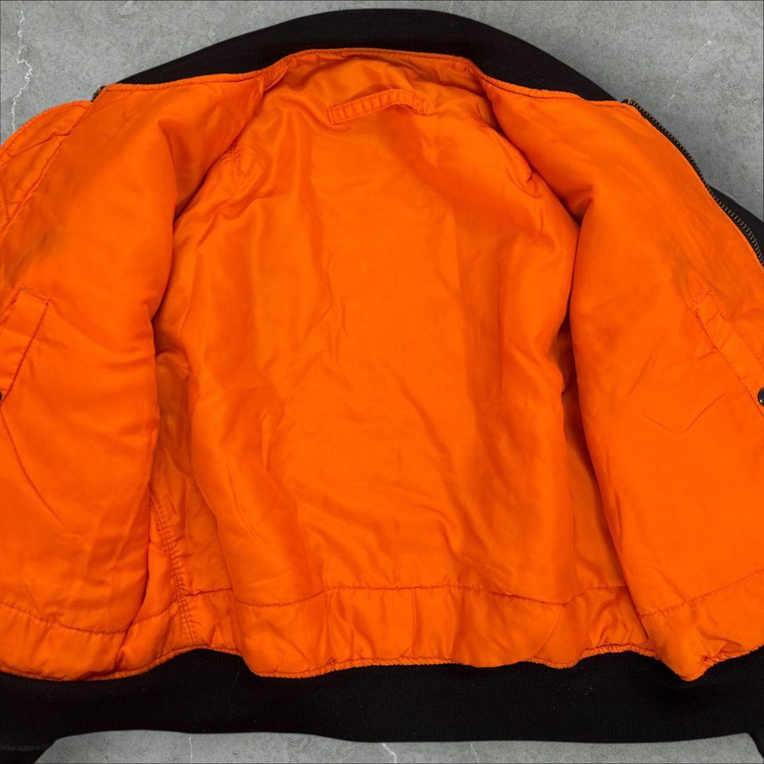 希少 80s ALPHA INDUSTRIES MA-1 IDEAL 黒