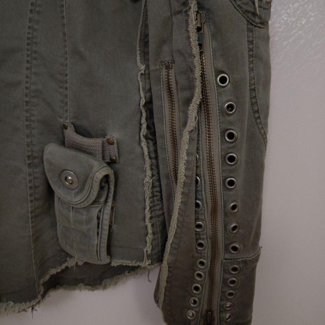 Baby Born カーキ ミリタリージャケット　ギミック　レディース