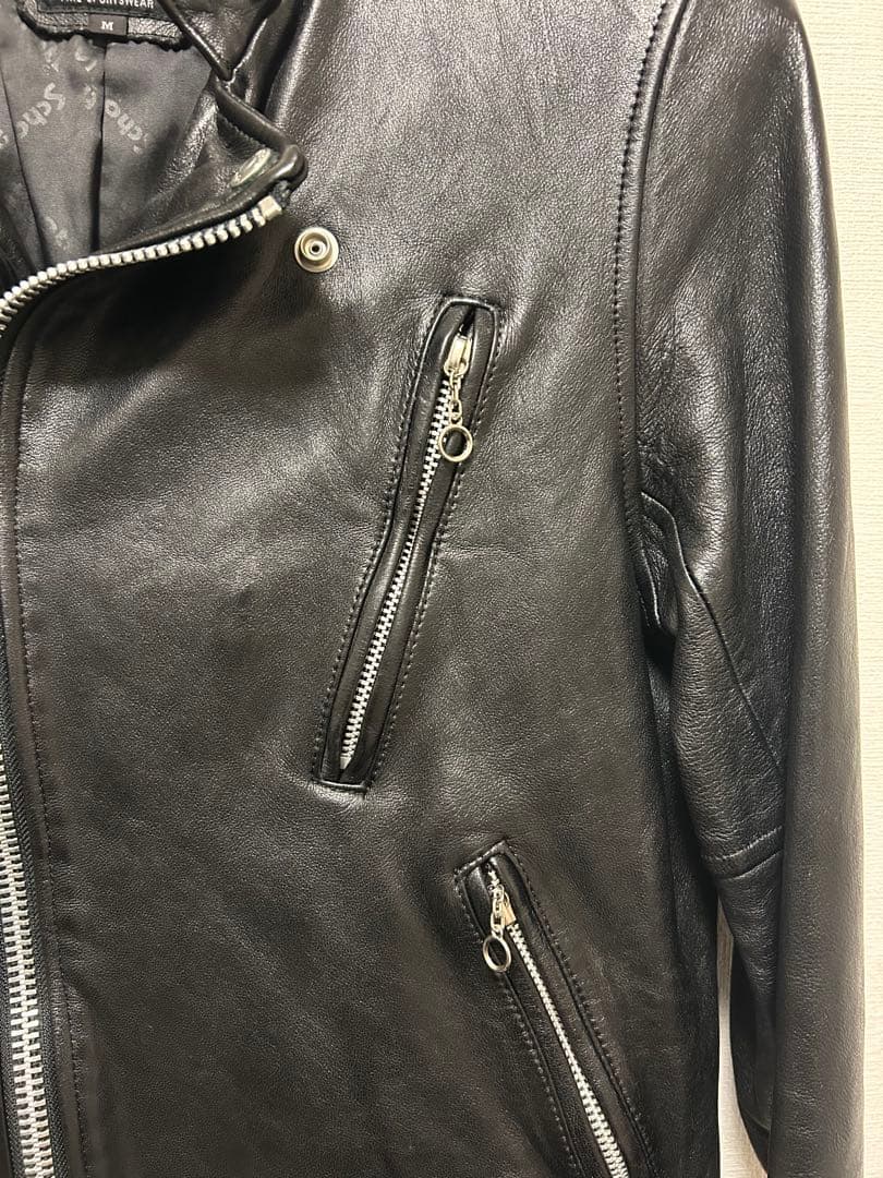 Schott ショットダブルブレスト セミダブルライダースジャケット