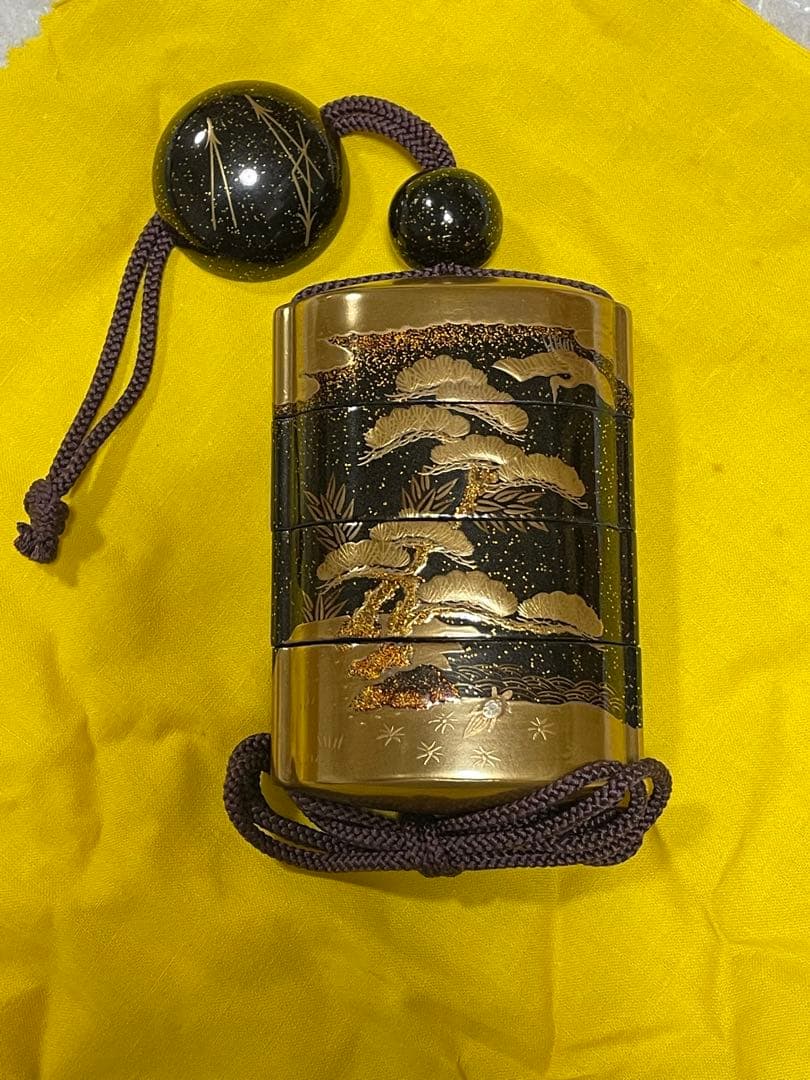 輪島塗　濱田屋　印籠　未使用品　希少