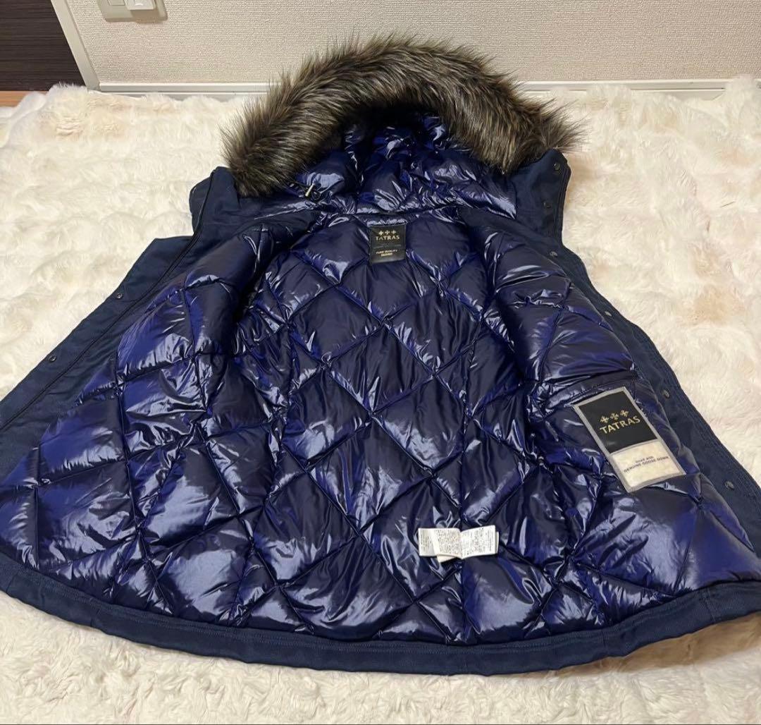【美品】TATRAS タトラス DUCALE ダウンジャケット ネイビーサイズ3