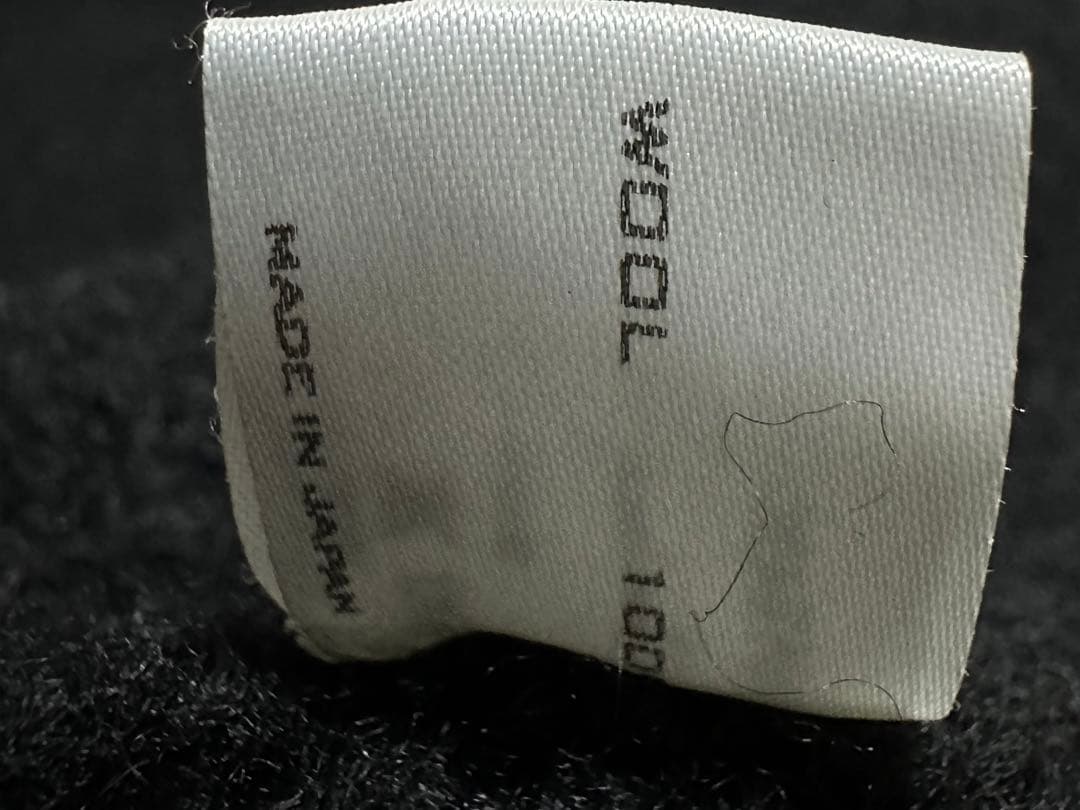 ナンバーナイン ジップアップロングカーディガン ウール ニット