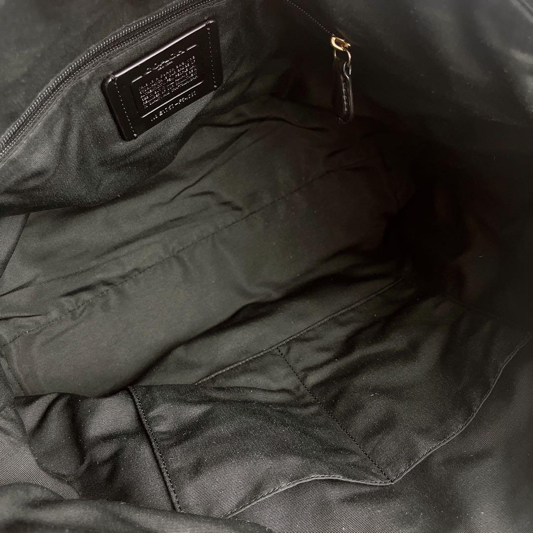 極美品☆COACHコーチ トートバッグ レザー ブラック A4収納 ビジネス