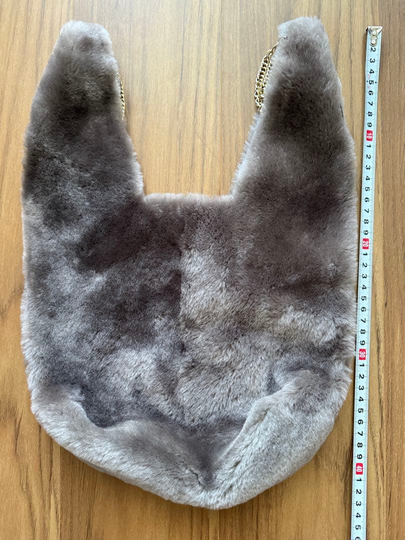 最終セール！Whim Gazette ウィムガゼット ムートンファーバッグ モカ