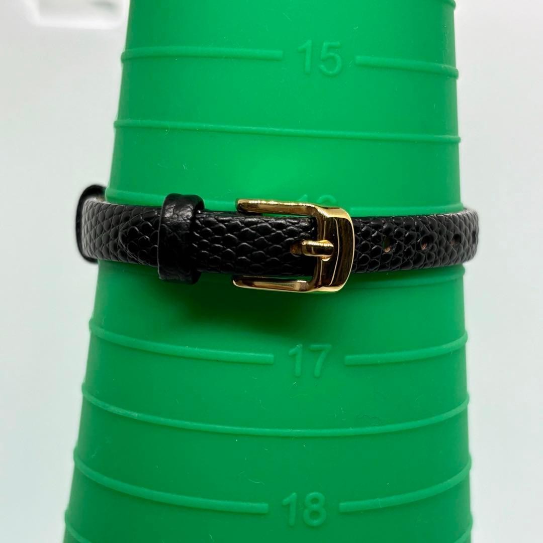 【稼働/新品電池】グッチ 5300L レディース腕時計 黒文字盤　新品ベルト