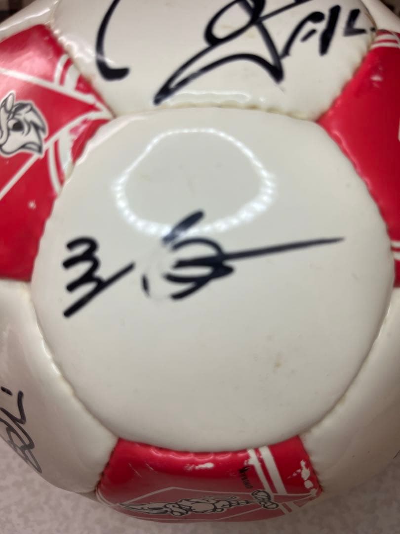 サイン入りボール　浦和レッドダイヤモンズ　1992年