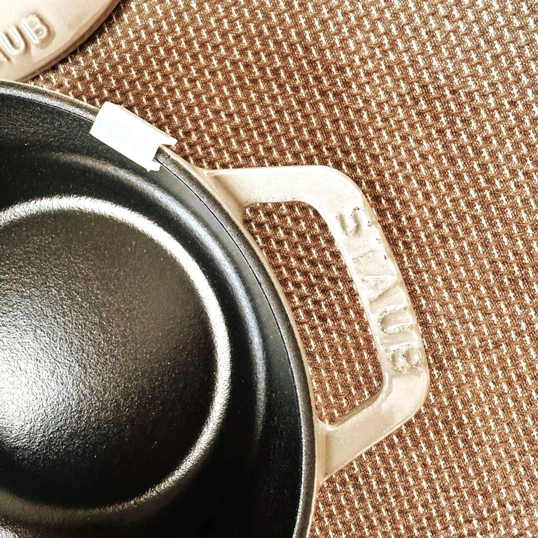 ストウブ リネン16cm 2個セット 希少スノーフレーク ココハン アニマルノブ