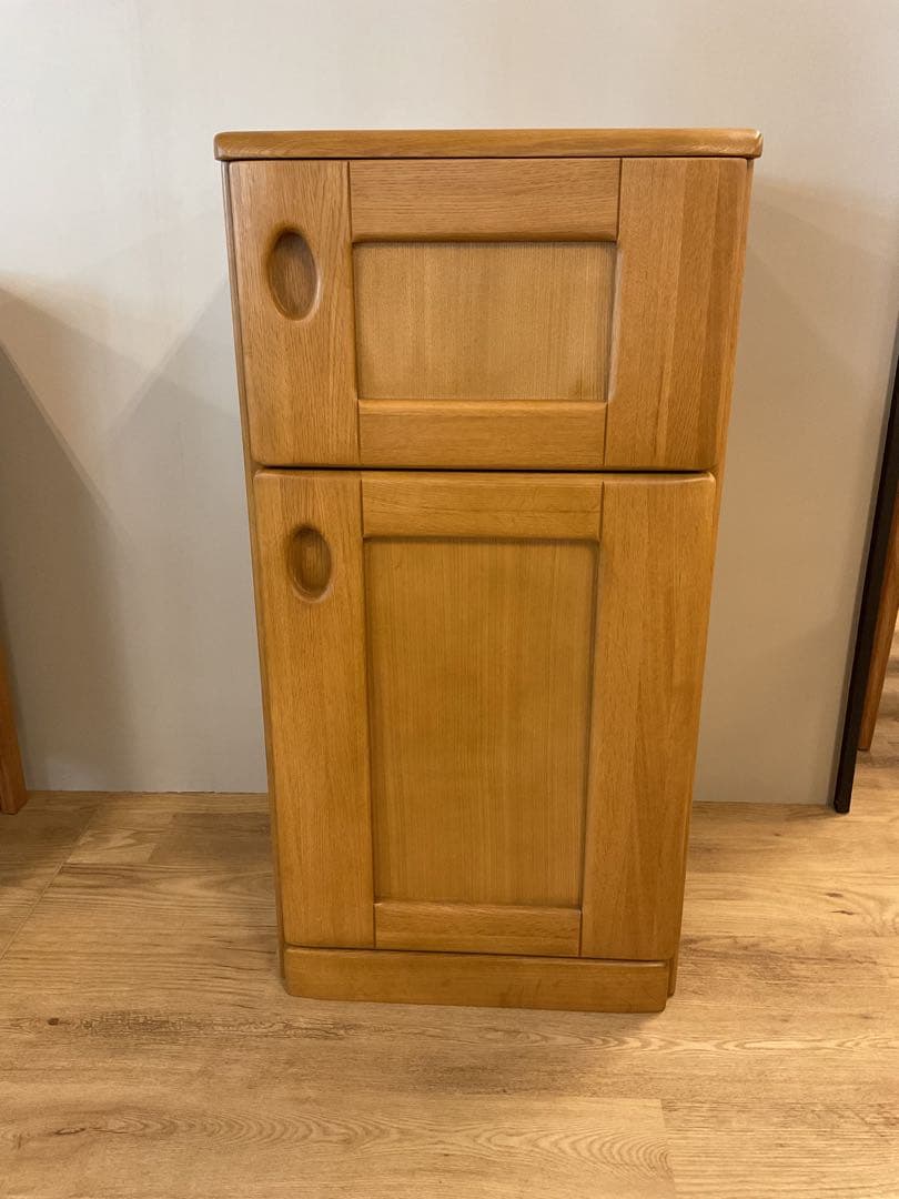 光製作所　オーク材　コンパクトキャビネット