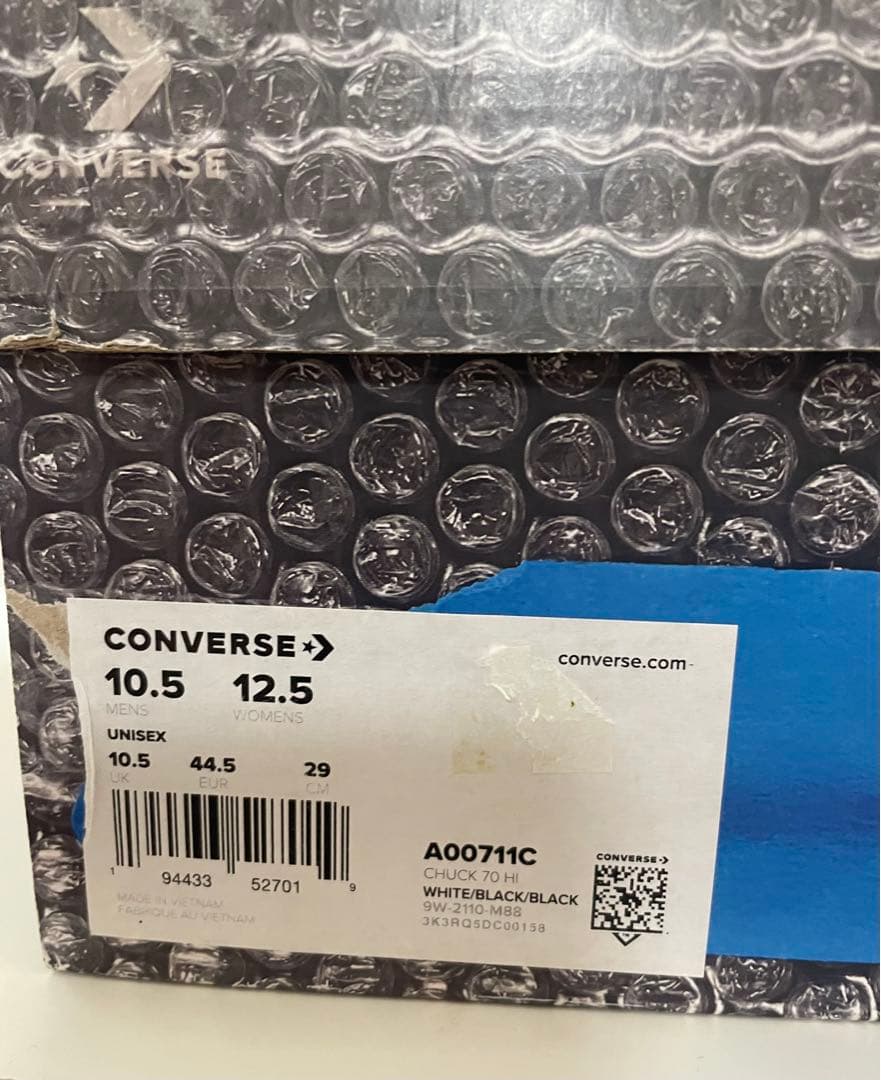 は*と様 converse ct70 us10.5 ハイカット　限定コラボモデル