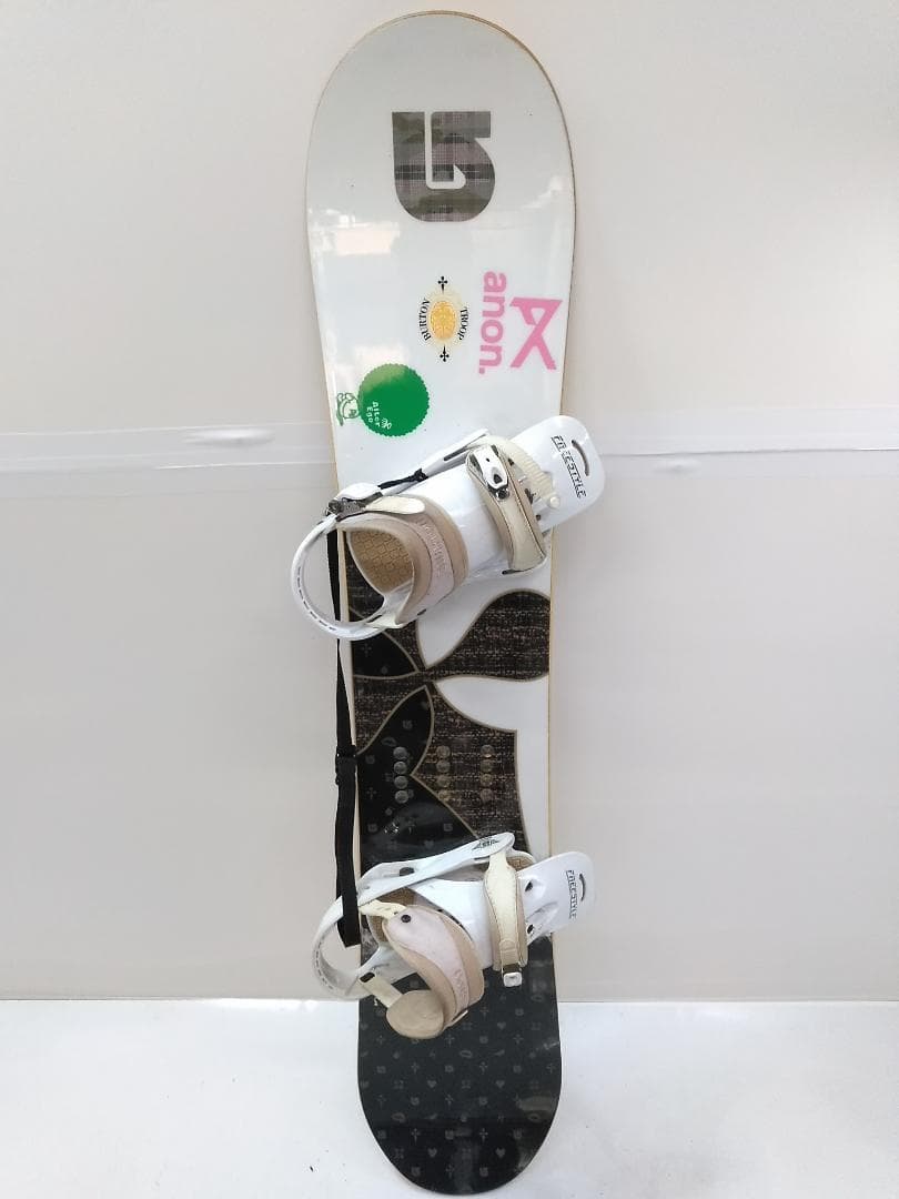 バートン TROOP 138 レディース スノーボード3点セット ビンMサイズ△