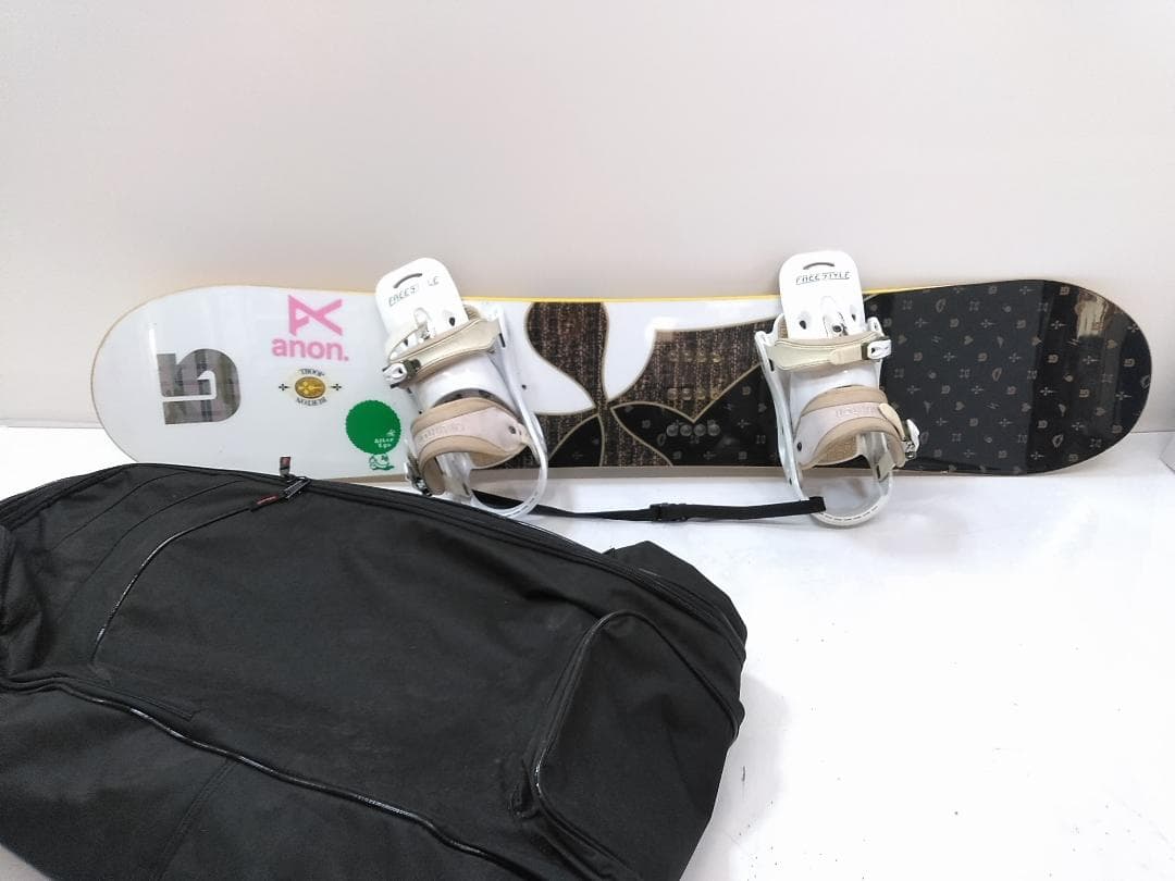 バートン TROOP 138 レディース スノーボード3点セット ビンMサイズ△