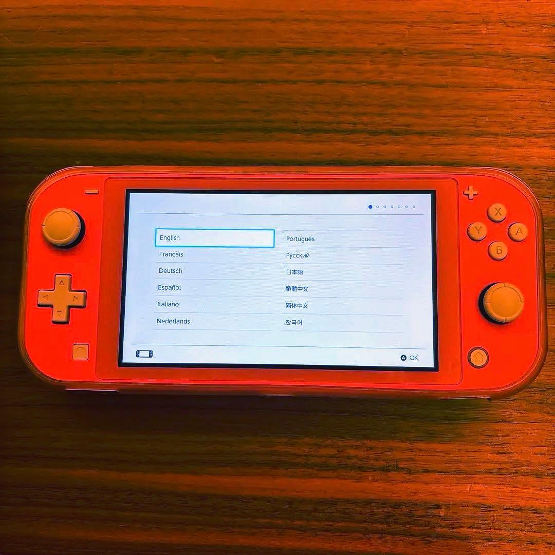 Nintendo Switch Liteピンク 2022年製箱・充電器・ケース付