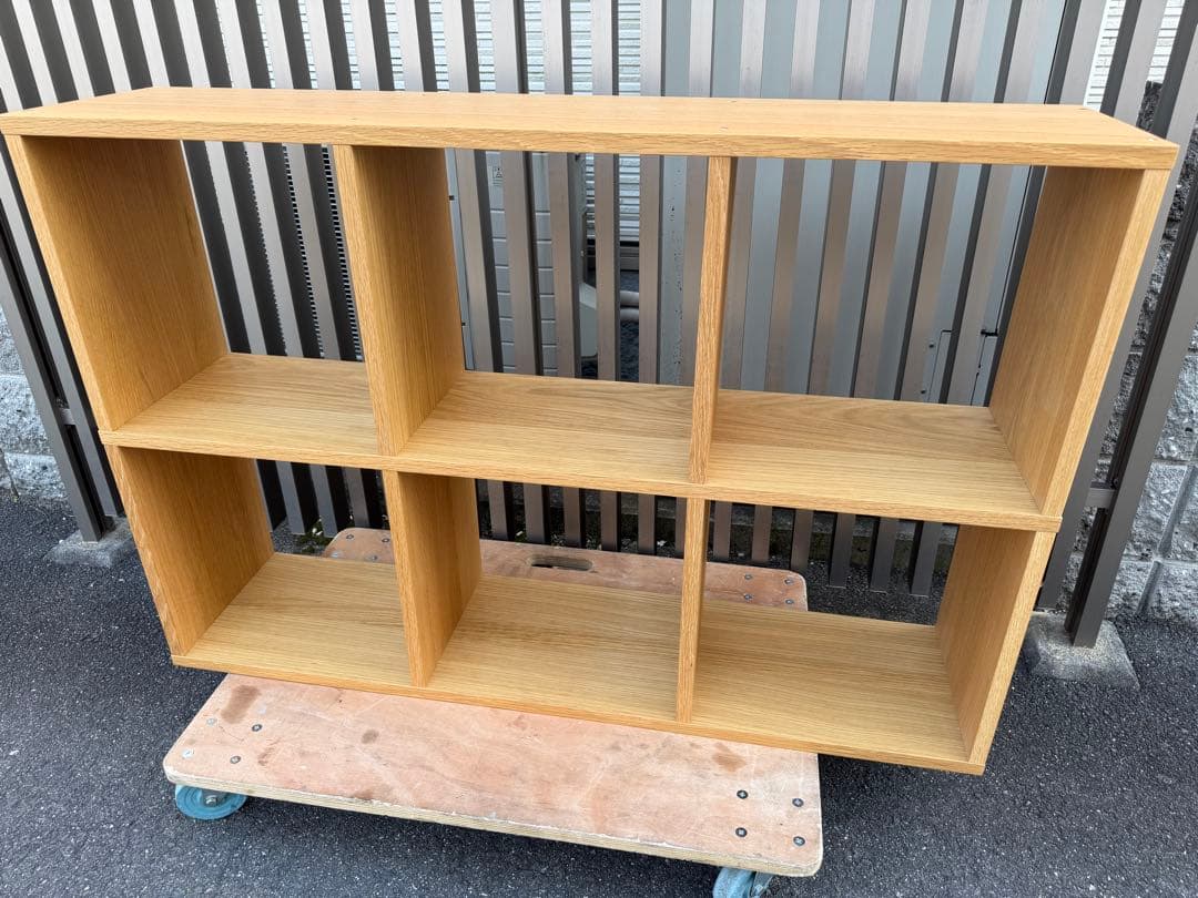 無印良品 スタッキングシェルフ 2×3 オーク材 定番 人気家具