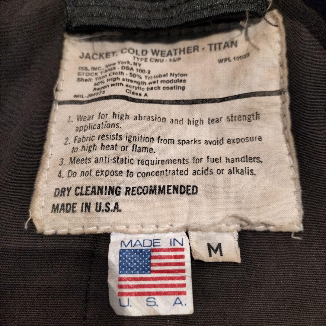 USA製 スピワック MA1 フライトジャケット 　CWU-55P短丈 M