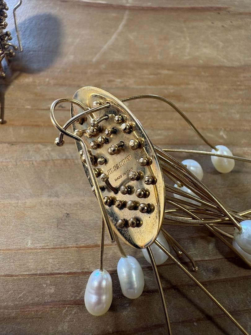 ド*ラ様 JIL SANDER MULTILINE EARRINGS