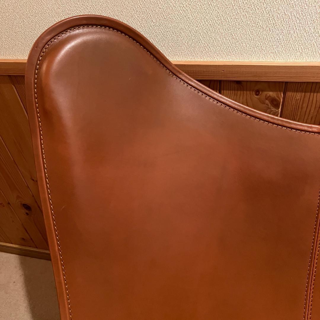 クエロ BKF バタフライチェア マリポサ ブラウン 本皮