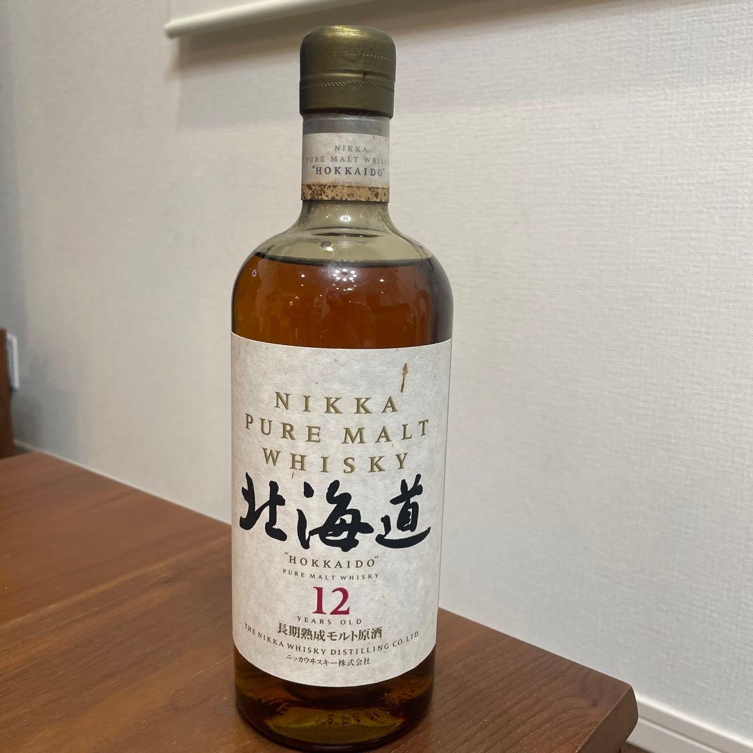 ニッカ ピュアモルトウイスキー　北海道 12年 750ml 未開封