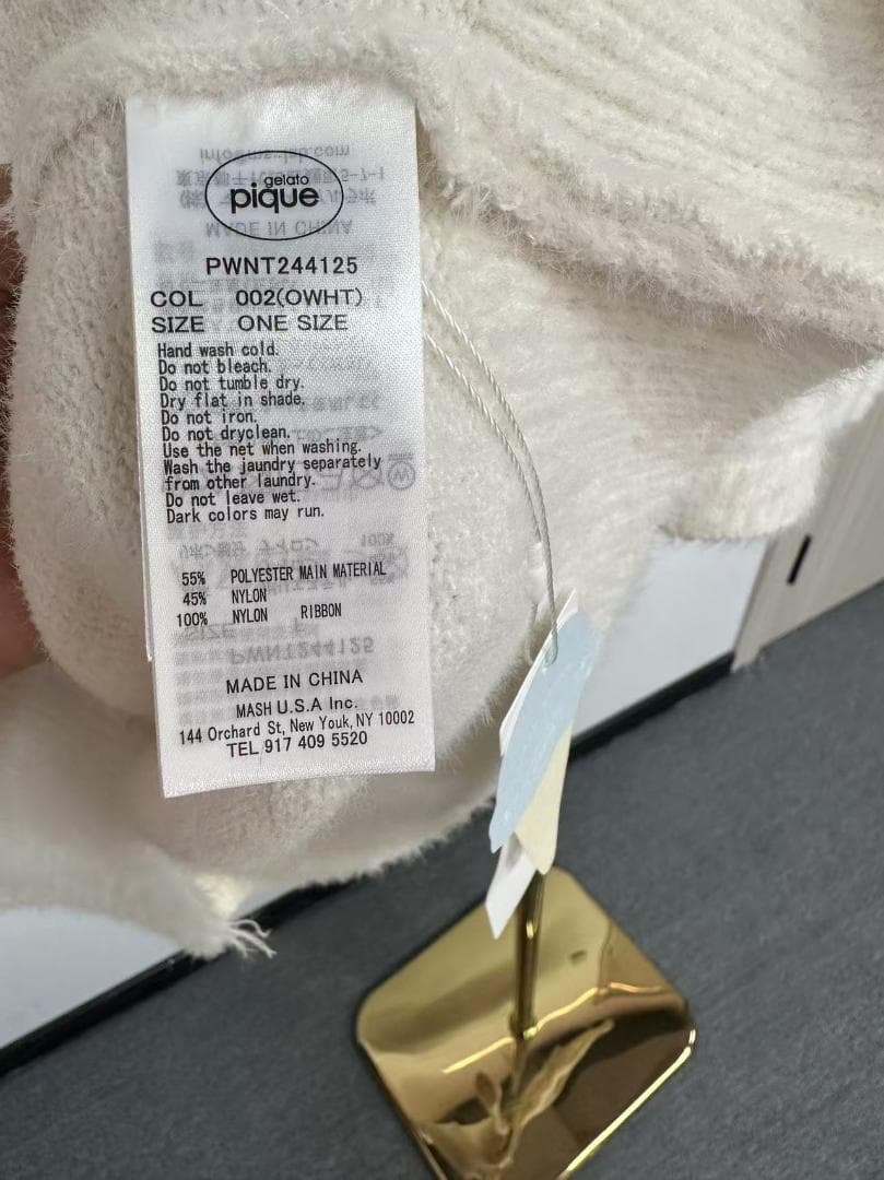 ジェラートピケ　リボンプルオーバー＆ショートパンツセット