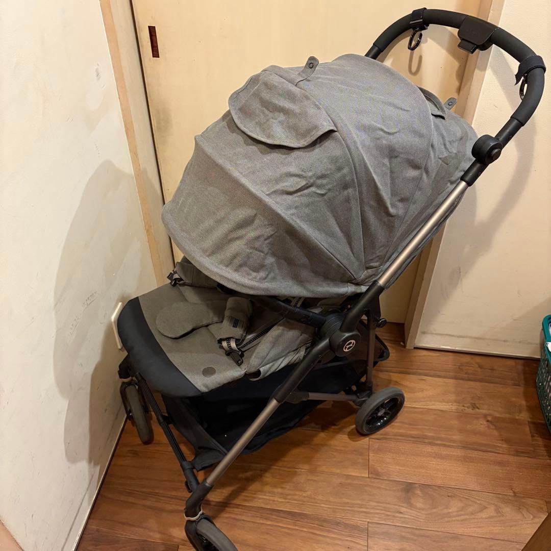 Cybex メリオ ベビーカー 折りたたみ式 グレー　サイベックス　2021年製