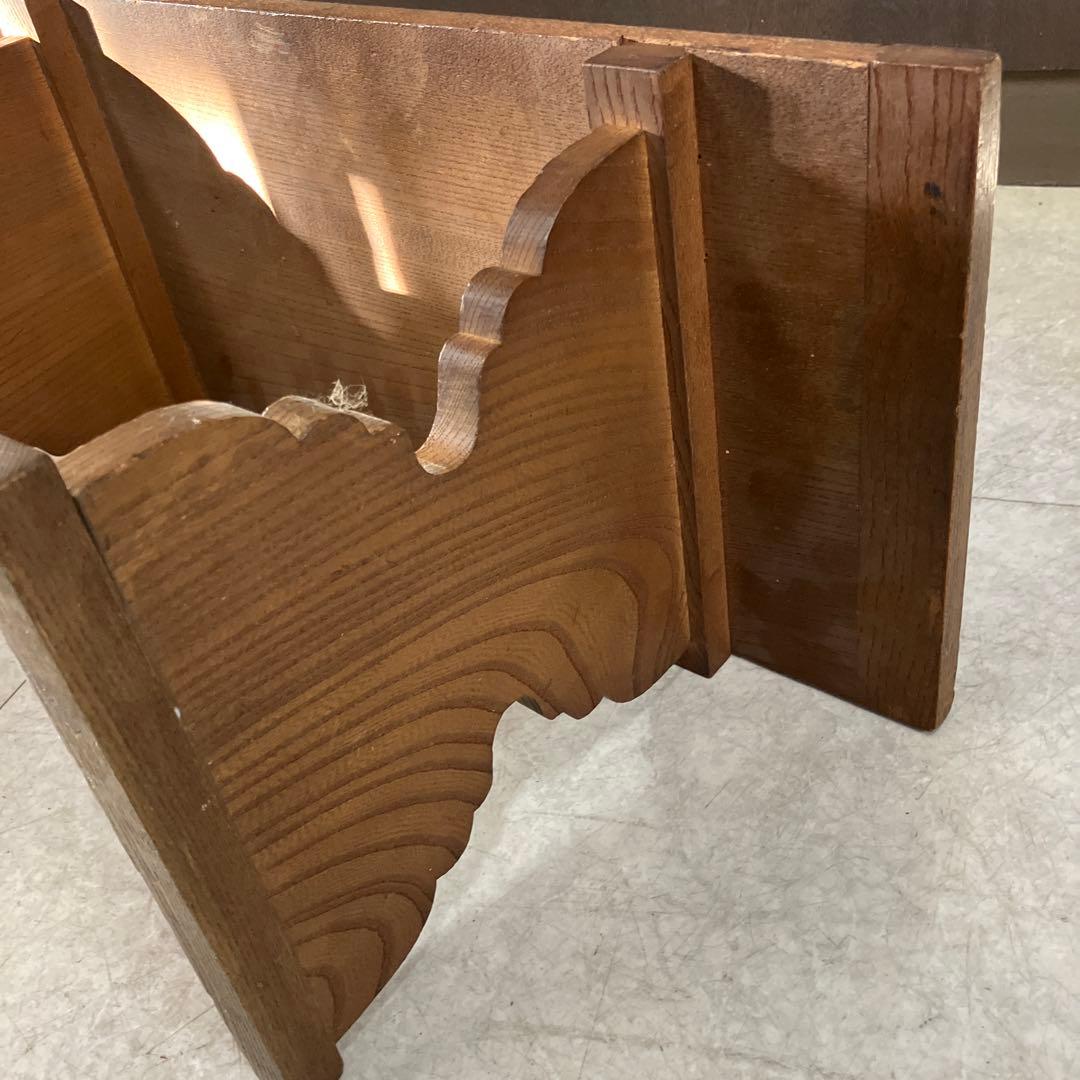 A-壁 昭和レトロ 文机 古家具 飾り台 花台 ローテーブル 無垢材 レトロ