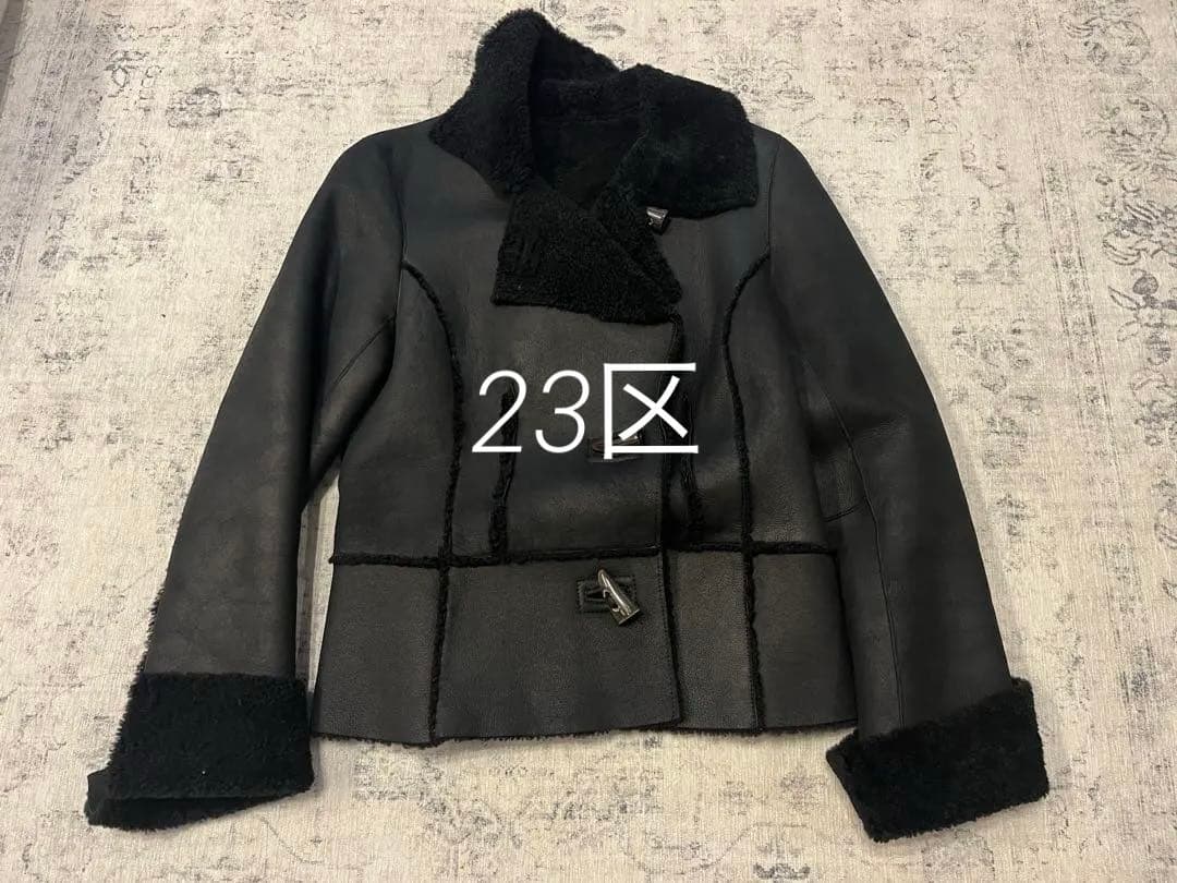 【23区】ラムレザームートンジャケット