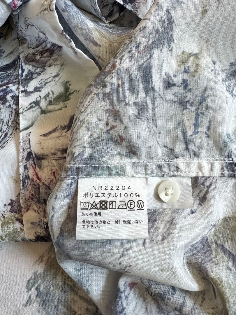 THENORTHFACE s/s WALLS SHIRT ミズガキレディースL