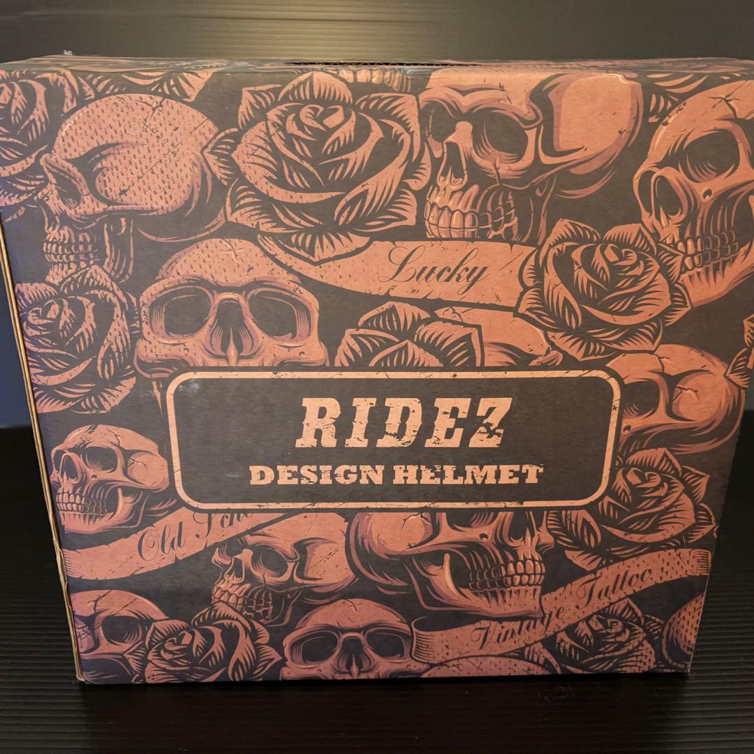 断捨離祭り　RIDEZフルフェイスヘルメット マットブラック　Ｌ