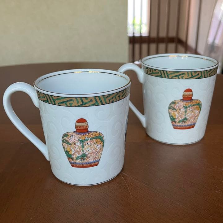 【レア美品】前畑陶器★チャイニーズボトル★カップ　4個