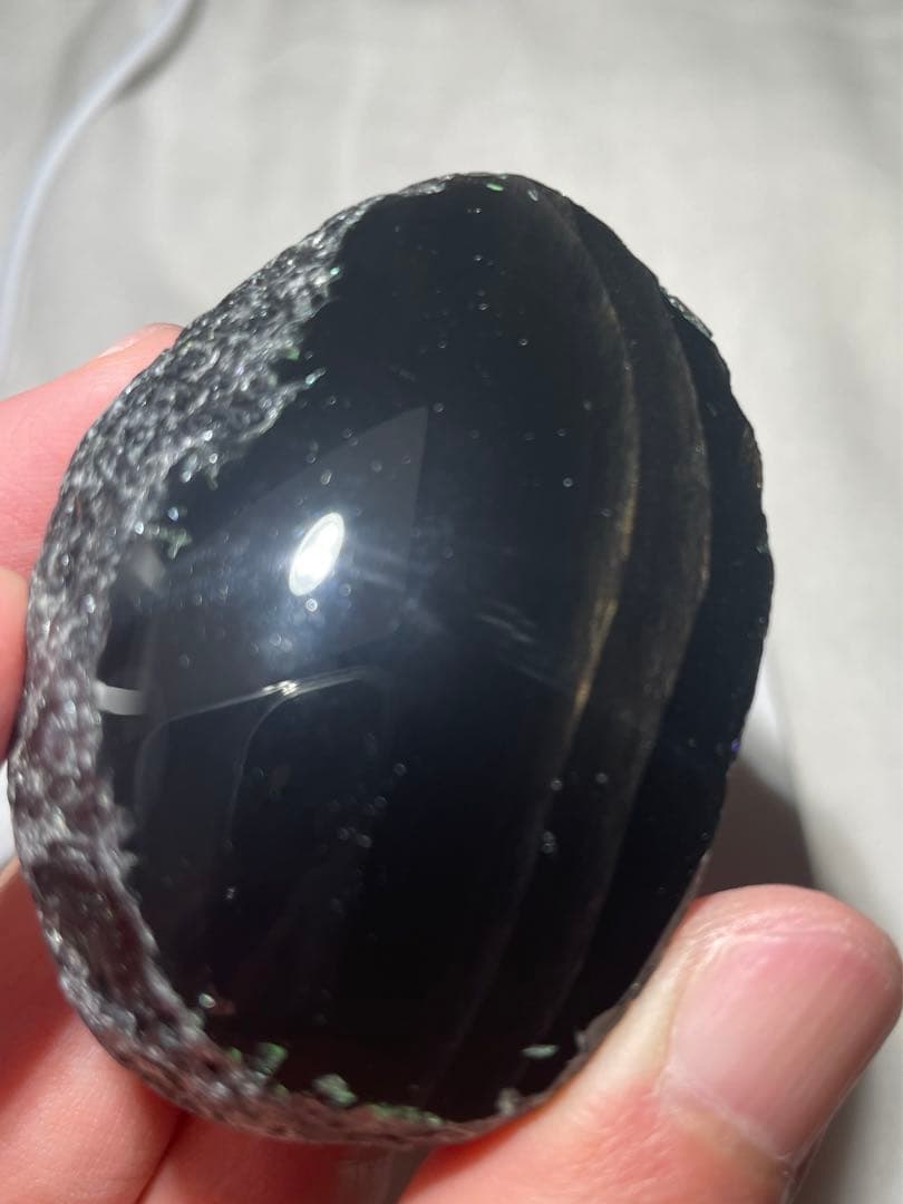 研磨品　十勝石玲瓏　ゴールデンレインボーシラー