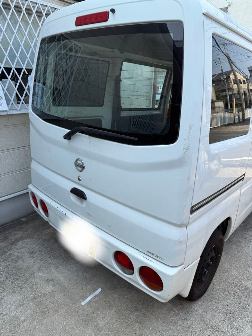 日産　クリッパー　軽バン　貨物　H20年式　車中泊　AT 車検付　実働車