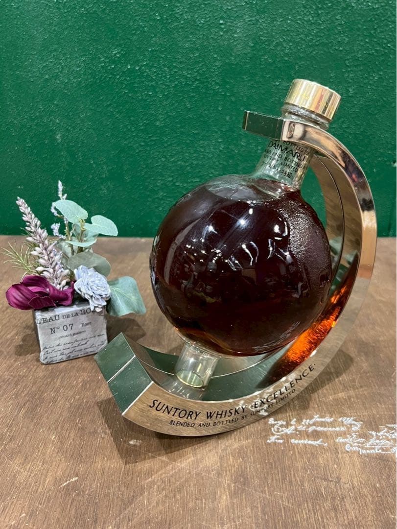 未開栓 サントリー ウイスキー エクセレンス 地球儀型ボトル インテリア