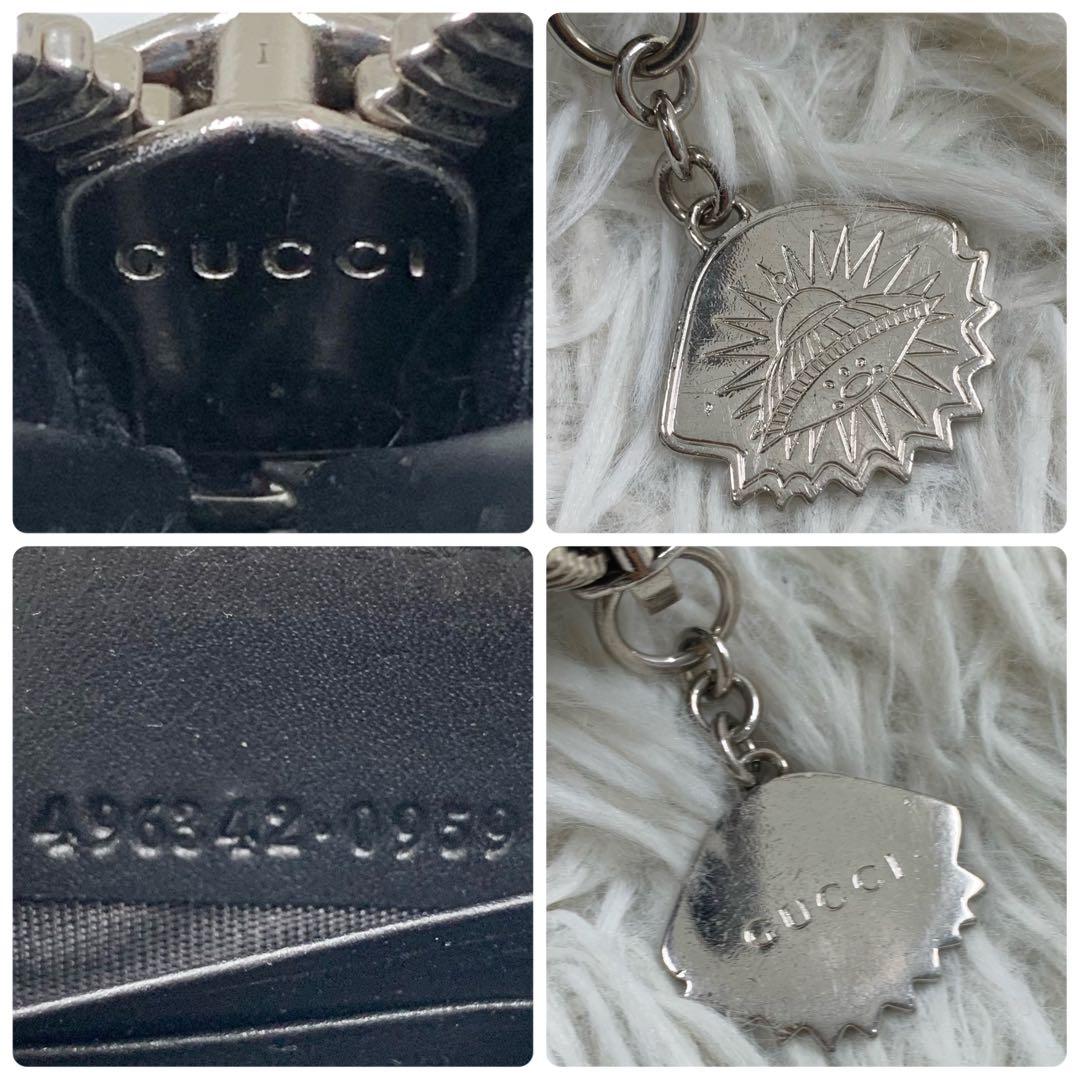 【✨希少✨】グッチ ナイト クーリエ ラウンドジップウォレット 長財布 ブラック