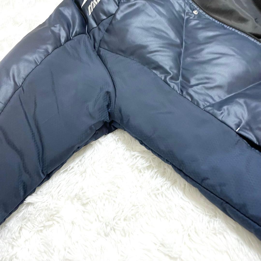 MIZUNOミズノ ダウンベンチコート ダウン80％ 刺繍ロゴ XL 肉厚