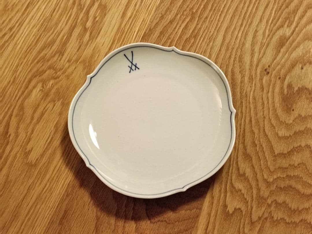 マイセン(MEISSEN)　双剣 デザートプレート 18cm