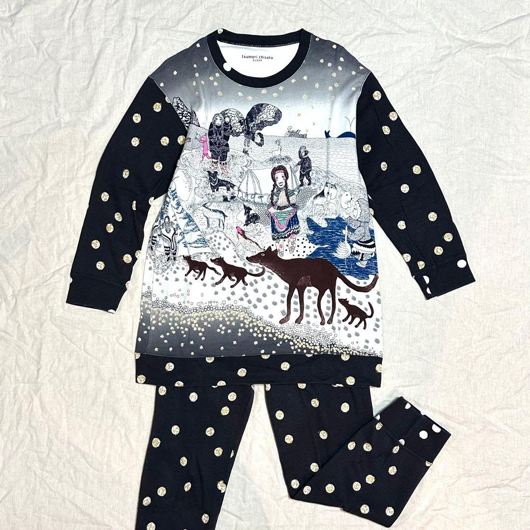 新品未使用！ツモリチサトスリープ 雪の日パジャマ