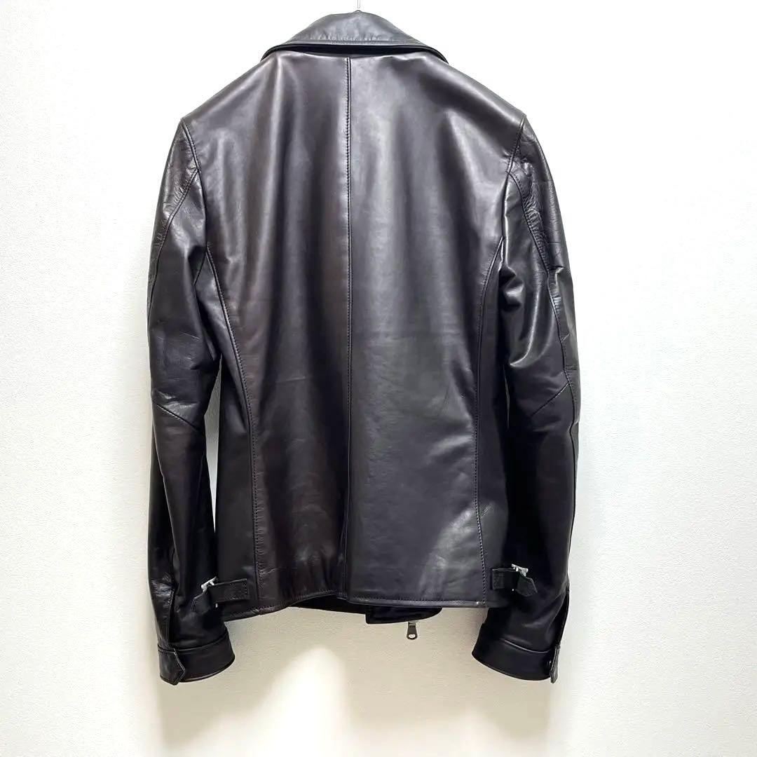 LOUNGE LIZARD ダブル レザー ライダースジャケット size:1
