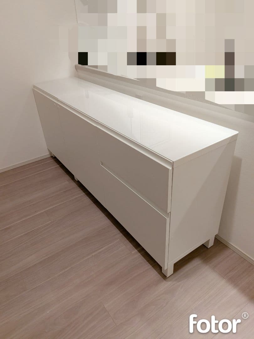 IKEA ベストー 収納コンビネーション ホワイト