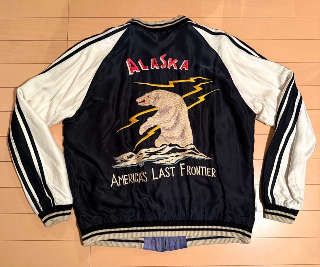 テーラー東洋 ALASKA アラスカジャン エイジングモデル スカジャンXL熊