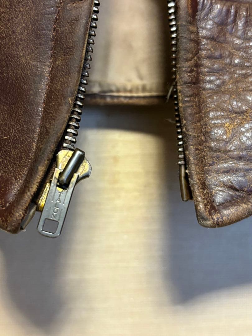 ジャケット・アウター 50s LEATHER JACKET WIND WARD MONTGOMERRY