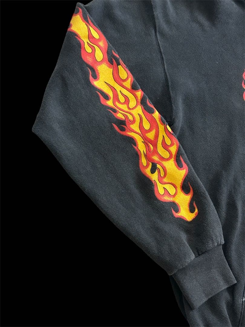 HARLEY DAVIDSON フレイムス パーカー ファイヤー ハーレー 古着