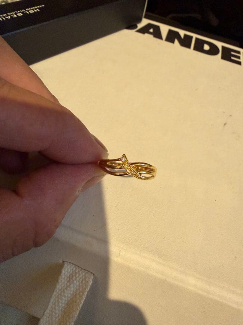 愛*ん様 18K リング　ダイヤモンド　12号
