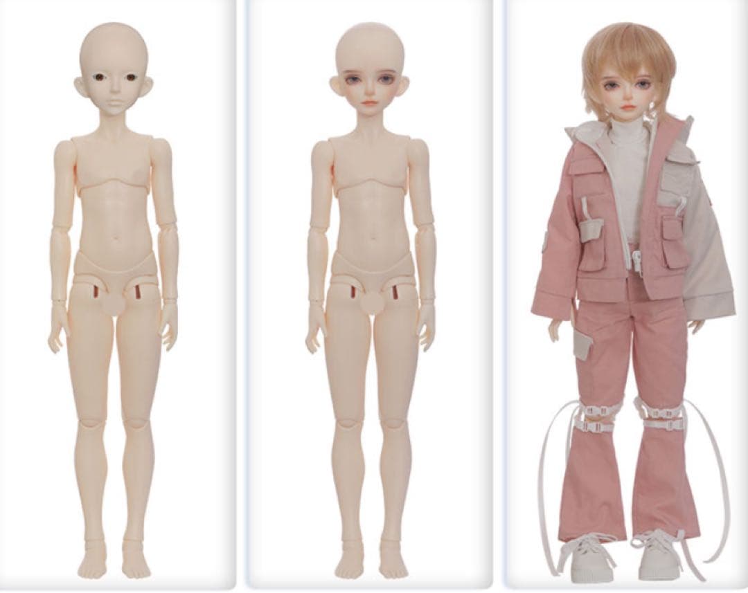 AA27 bjd 1/4 ドール本体 Senerwe　球体関節人形 ハンドメイド