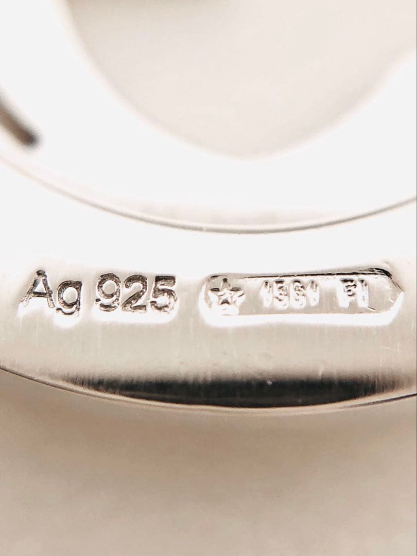 【超美品】GUCCI WGロゴ ネックレス 男女兼用 SV925 2.5ミリ