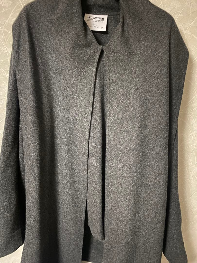 ヘドメイナー　2021aw スカーフシャツ