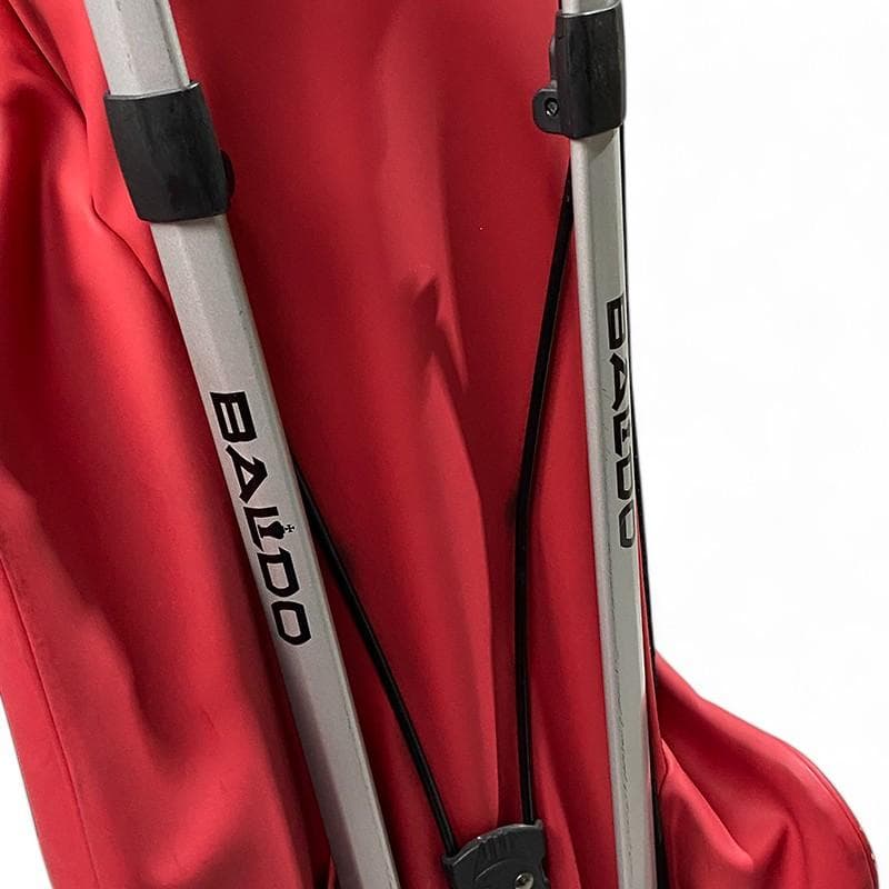 BALDO バルド スタンド付き キャディバッグ レッド ゴルフ 刺繍